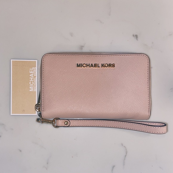 MICHAEL KORS Pink Travel Wallet
